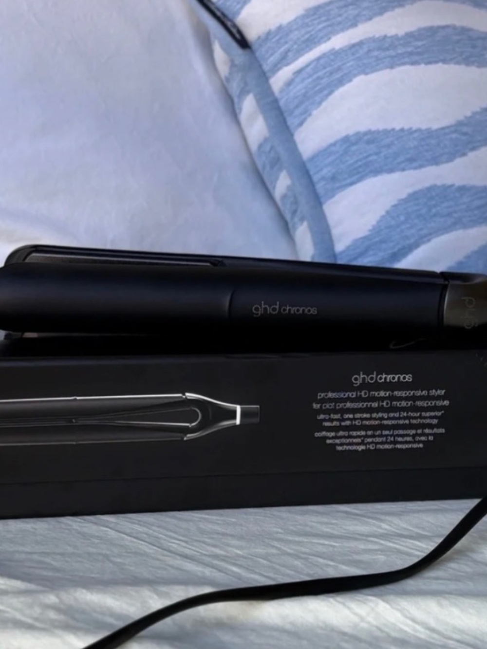 Ghd Chronos flat iron with original packaging!
